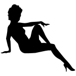 Ambiance - sticker sticker interrupteur dame aux cheveux court
