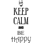 Ambiance - sticker sticker keep calm and be happy