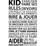Ambiance - sticker sticker kid rules