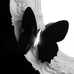 Ambiance - sticker kit de 12 stickers papillons 3d diamant - noir