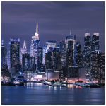Ambiance - sticker sticker lave vaisselle manhattan la nuit