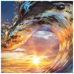 Ambiance - sticker sticker lave vaisselle vague