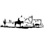 Ambiance - sticker sticker la l�gende du far west