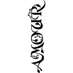 Ambiance - sticker sticker lettres d�coratives amour
