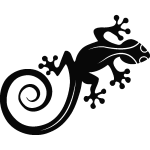 Ambiance - sticker sticker l�zard gecko pour votre voiture