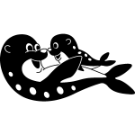 Ambiance - sticker sticker lions de mer