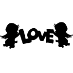 Ambiance - sticker sticker love cupidon