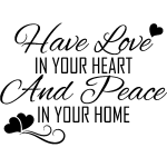 Ambiance - sticker sticker have love in your heart