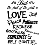 Ambiance - sticker sticker love, joy, peace