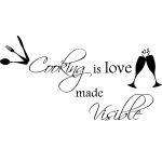 Ambiance - sticker sticker love of cooking