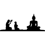 Ambiance - sticker sticker mac bouddha