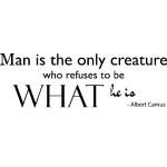 Ambiance - sticker sticker man is the only creature