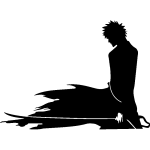 Ambiance - sticker sticker manga l'homme avec son sabre