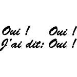 Ambiance - sticker stickers mariage j'ai dit oui