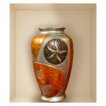 Ambiance - sticker sticker metallic vase antique
