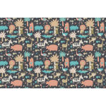 Ambiance - sticker sticker meuble pour enfant animaux de la jungle heureux