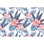 Ambiance - sticker sticker meuble tropical fleurs de lotus