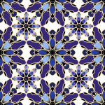 Ambiance - sticker sticker meubles ikea vitrail en bleu