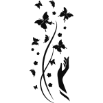 Ambiance - sticker stickers muraux papillons