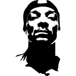 Ambiance - sticker sticker musique portait snoop doggy dogg