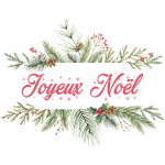 Ambiance - sticker sticker no�l joyeux no�l branches de sapin