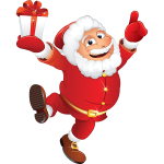 Ambiance - sticker sticker no�l le joyeux p�re no�l