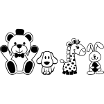 Ambiance - sticker sticker nounours et les animaux