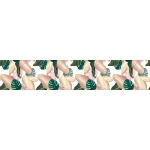 Ambiance - sticker sticker occultant et privatif pour fen�tre feuilles tropicales xl