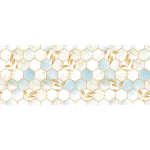 Ambiance - sticker sticker occultant et privatif pour fen�tre nid d'abeilles chic