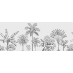 Ambiance - sticker sticker occultant et privatif pour fen�tre palmiers