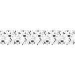 Ambiance - sticker sticker occultant et privatif pour fen�tre roses noires et fleurs long