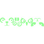 Ambiance - sticker sticker yeux d'animaux phosphorescents