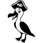 Ambiance - sticker sticker oiseau pirate