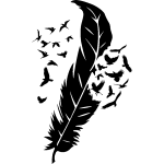 Ambiance - sticker sticker les oiseaux et leurs plumes
