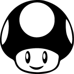 Ambiance - sticker sticker ordinateur champignon mignon