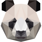Ambiance - sticker sticker origami panda