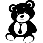 Ambiance - sticker sticker ours � cravate