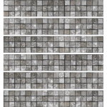 Ambiance - sticker pack de 6 stickers frises carrelages pierre