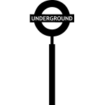 Ambiance - sticker sticker panneau underground