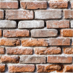 Ambiance - sticker sticker papier peint briques de woodstock