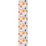 Ambiance - sticker papier peint pr�encoll� abstrait fleurs multicolor h300 x l60 cm