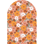 Ambiance - sticker papier peint pr�encoll� arche composition florale d'automne