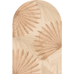 Ambiance - sticker papier peint pr�encoll� arche feuilles de palmier beige