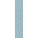 Ambiance - sticker papier peint pr�encoll� art d�co bleu claire �ventail h300 x l60 cm