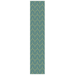 Ambiance - sticker papier peint pr�encoll� art d�co scandinave nuance bleu h300 x l60 cm