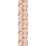 Ambiance - sticker papier peint pr�encoll� art moderne feuilles de monstera orange h300 x l60 cm