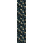 Ambiance - sticker papier peint pr�encoll� feuille de ginkgo bleu h300 x l60 cm