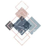 Ambiance - sticker papier peint pr�encoll� fresque composition g�om�trique chic