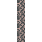 Ambiance - sticker papier peint pr�encoll� gris rose cercles h300 x l60 cm