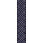 Ambiance - sticker papier peint pr�encoll� r�tro ornements bleu marine et jaune h300 x l60 cm